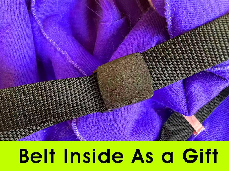 the belt inside as a gift