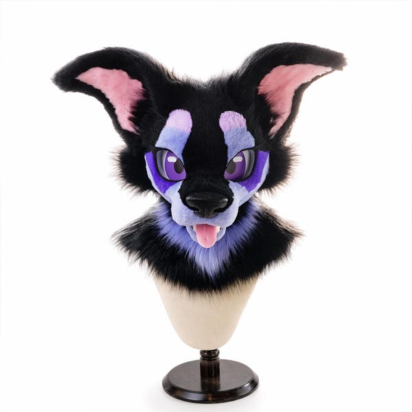 Custom Fursuit Head - Handmade Furry Mask for Cosplay, Conventions, and Personal Fursona Creations