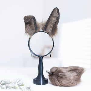 Brown bunny Ears, Cosplay,  Cospaly Ears, Cosplay bunny ears, Animal Ears,Pet Play, Bunny Ears Cosplay, Rabbit Ears, realistic animal ears
