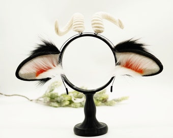 Set Costume Da Agnello Per Bambini: Cerchietto Con Orecchie E Coda In Peluche | Bianco | Per Halloween, Cosplay E Feste A Tema - 4