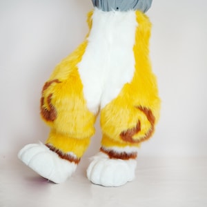 Fursuit Pants | Anthro Animal Costume Bottoms | Faux Fur Cosplay Legwear | Furry Convention Attire