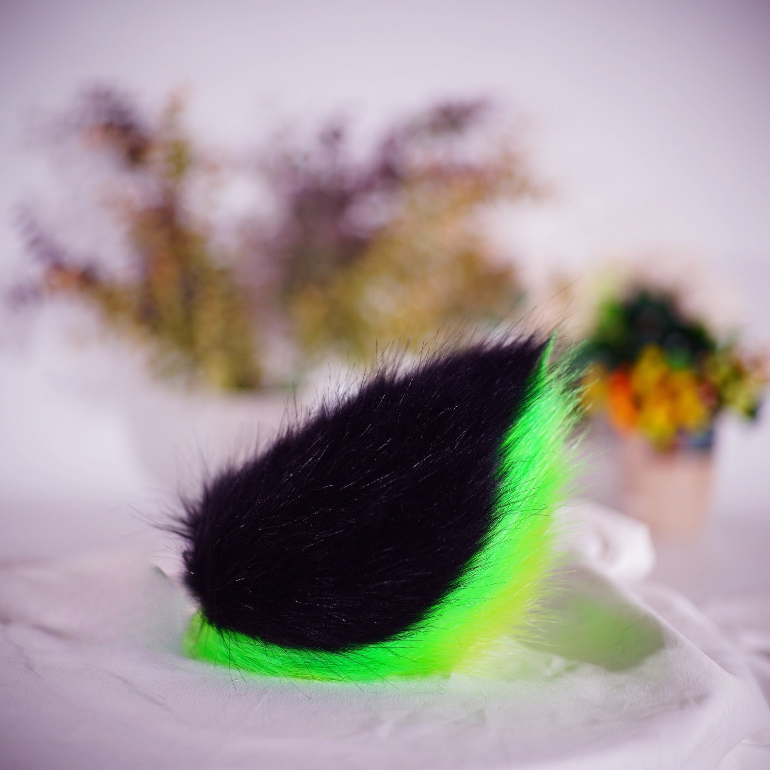 Black Green Bunny Ear, Kawaii, Bunny Ear and Tail, Tail , Furry, Bunny ...