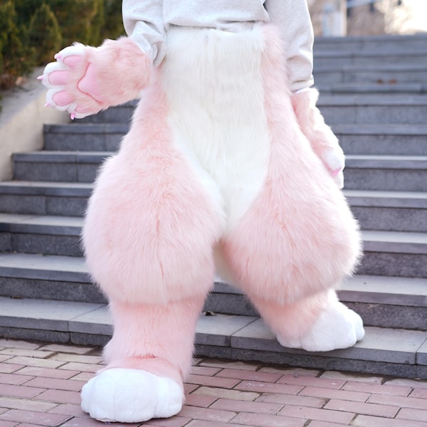 LARP Fursuit Pants - Premium Faux Fur Bottoms for Roleplaying, Furry Conventions & Anthro Character Costumes, Support color change
