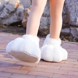 fursuit foot Paws outdoor– Soft Plush Furry Slippers furry gear, cat paw, wolf paw, tiger paw, liopard paw, dog paw, furry convention
