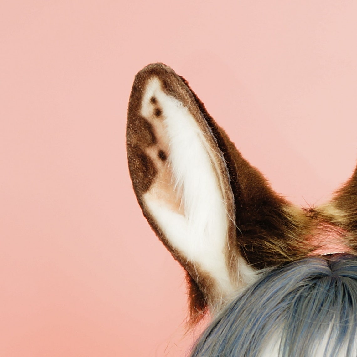 Puppy ears realistic dog ears faux fur ears dog ears Etsy