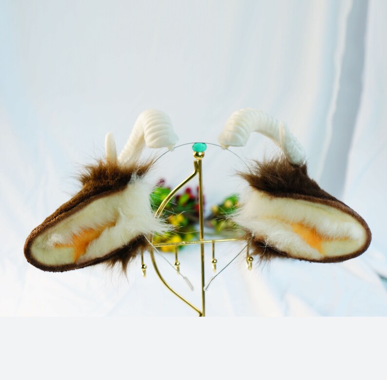 Brown Sheep Ears Lamb Ears Cosplay Sheep Ears Brown Sheep Etsy
