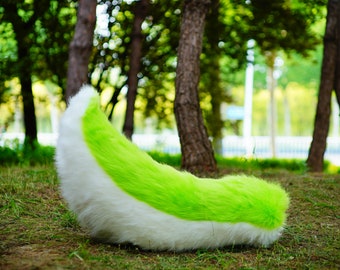 Fairy Green fursuit tail