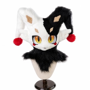 Dupin Anime Cosplay Kemono Fursuit Head & Furry Mask 3D Printed Ready To Ship Toony Costume For Halloween Comic Con