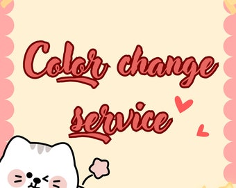 Servicio de cambio de color