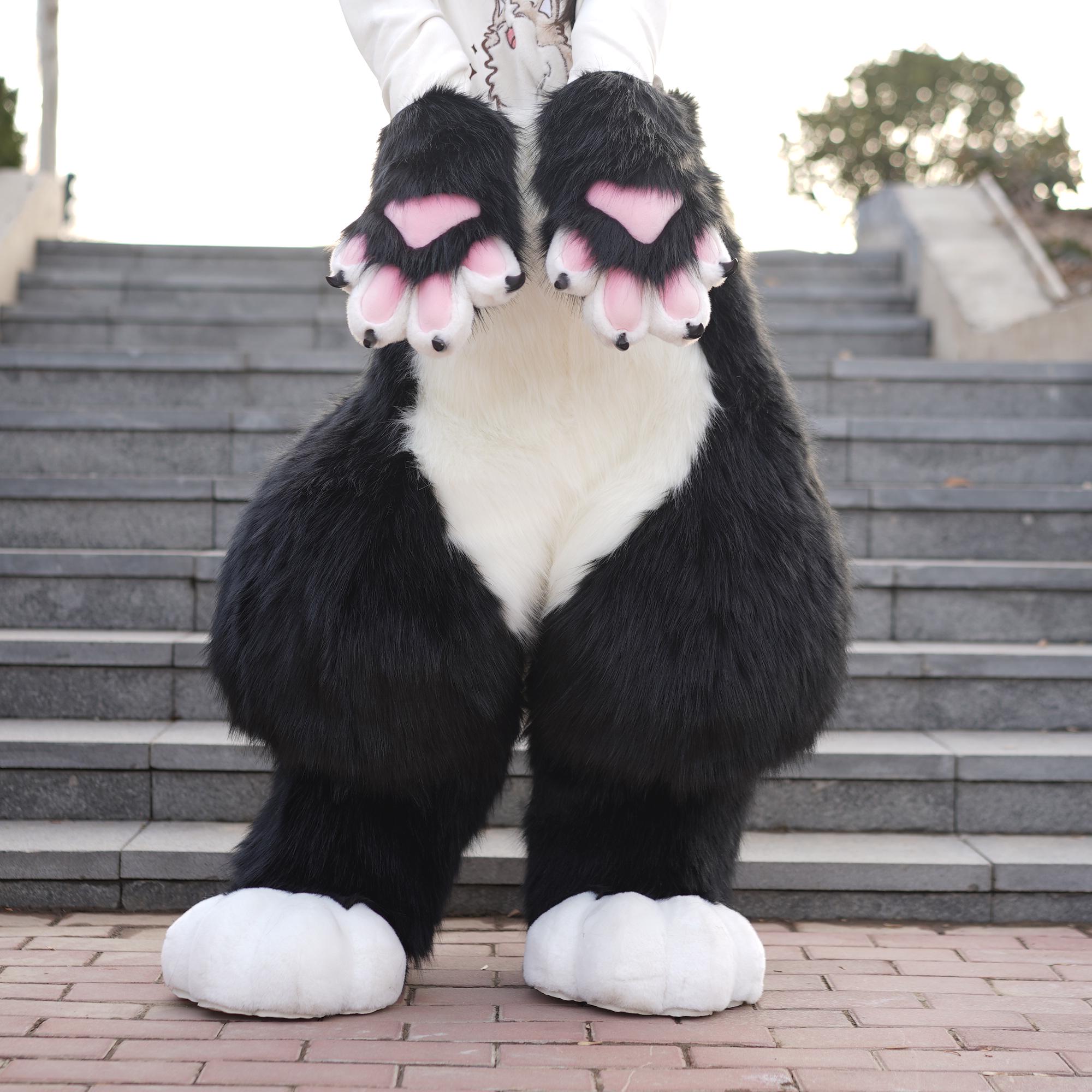 Teen Friendly Fursuit Pants - Soft Faux Fur Bottoms for Beginner