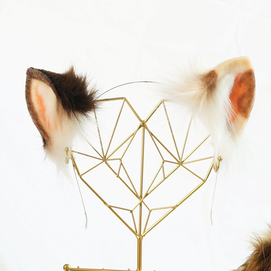 Tabby Cat Ear Tabby Cat Ears Cosplay Cat Ears Brown Cat Etsy