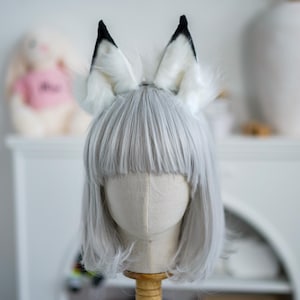 Costume Animal Ears, Fluffy Fox Ears,  Faux Fur Ears, Neko Ears, Ears Headband, Cosplay Ear, Realistic Fox Ears, Halloween, Birthday Gift