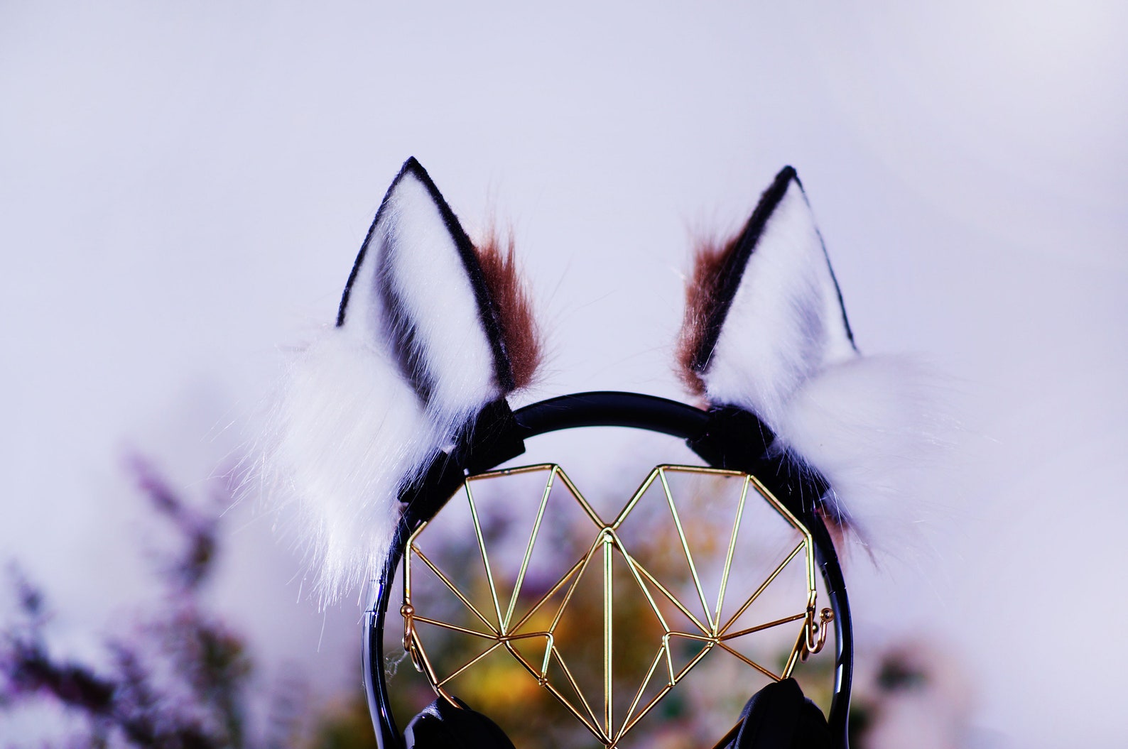 Headphone Cat Ear Kawaii Cat Ears Headphone Accessories Etsy