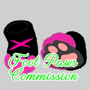 sapatos fursuit personalizados, Fursuit Feetpaw,