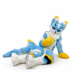 Częściowy zestaw słuchawkowy Toony Fursuit – miniaturowa postać z wewnętrznymi stopami i łapami, dodatek do cosplayu ze sztucznego futra, zestaw startowy Furry Fandom na konwent
