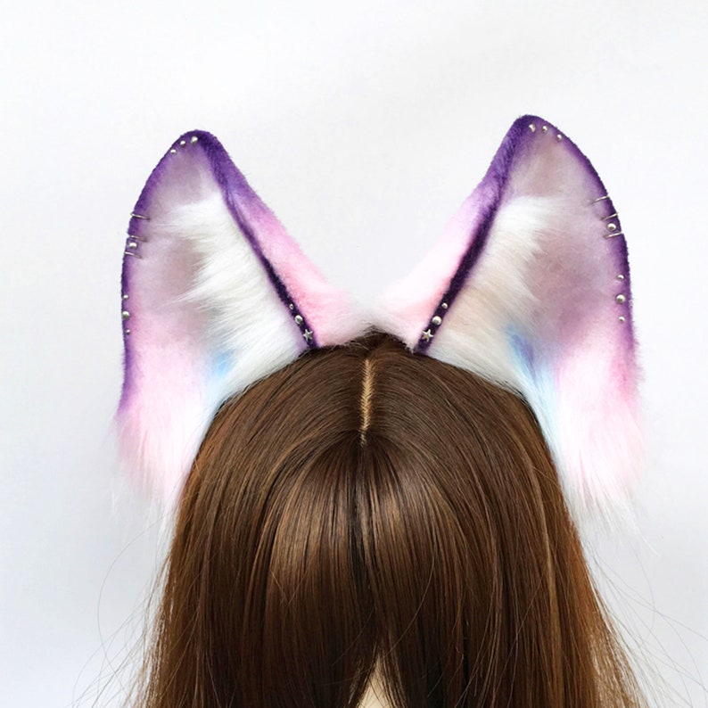Cosplay Accessoires Neko Cosplay Wolf Ears Kitten Play Ear Etsy