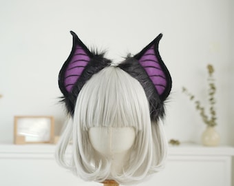 Realistic Anthro Fox Ears | Furry Partial Costume Piece | Faux Fur Cosplay Accessory | LARP Animal Headpiece | Fursuit Component | Wolf ears