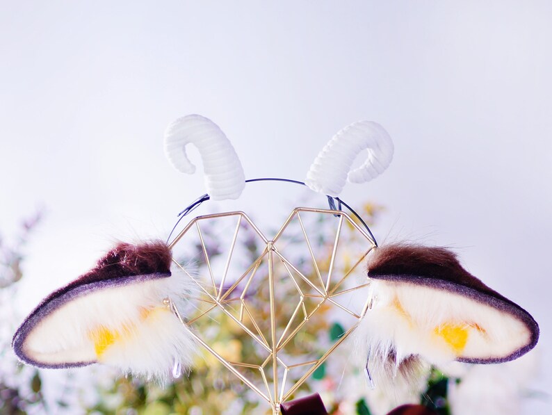 Brown Sheep Ears Lamb Ears Cosplay Sheep Ears Brown Sheep Etsy