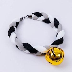 Hell Kitty collar,Cat collar bell,Fursuit Cosplay Accessory Dog Collars, BIG Kitty Bell Collar, Top cat choker cosplay  costume neko ,furry