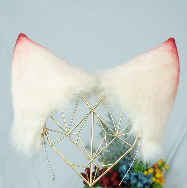 Realistic Fox Ears, Fluffy Fox Ears, Faux Fur Ears, Cat Ears Headband ...