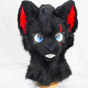 Toony Fursuit Head | Custom Furry Mask | Handmade Faux Fur Head | Fursuit Accessory | Anthro Costume Piece