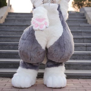 Spodnie LARP Fursuit – najwyższej jakości spodnie ze sztucznego futra do gier RPG, konwentów futrzanych i kostiumów postaci Anthro