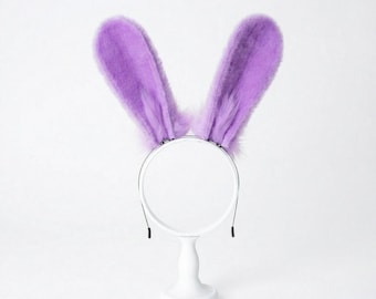 bunny ears headband, purple rabbit ears for Jax cosplay gear,Easter gift headband, Easter bunny headband,easter gift.