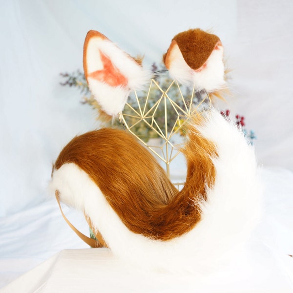 puppy ears, realistic dog ears, faux fur ears, dog ears, fluffy ears, animal ears, ears, cosplay ear,costume ears, anime cosplay,  DDLG, 176