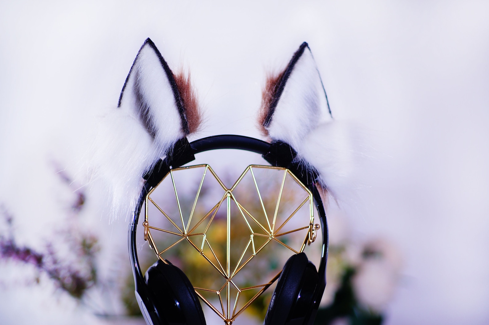 Headphone Cat Ear Kawaii Cat Ears Headphone Accessories Etsy