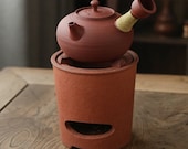 Handmade Chaozhou Red Mud Kettle Classic Chinese Handcrafted Kettle Chinese Master Pottery Ceramic Japanese Ceramic Tea Ceremony