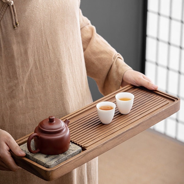 Tea Tray With Drainage Etsy