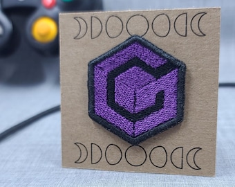 Gamecube Logo - Embroidered Iron-On/Sew-On Patch