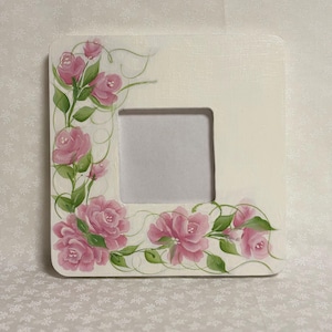Hand painted photo frame