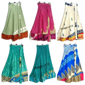 Wholesale of Vintage Indian Silk Maxi Skirtbohemian - Etsy