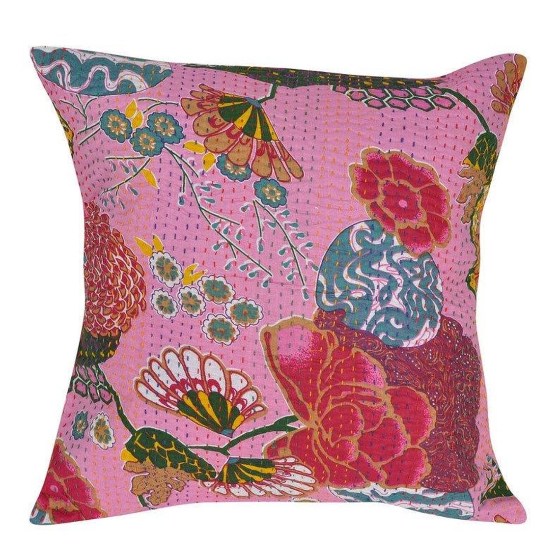 Indian Handmade Pillow Covers Farmhouse Pillow Covers Cotton Etsy