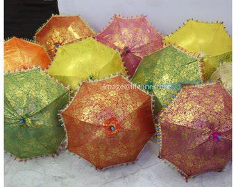 Indian Party Paraplu voor decoratie traditionele bruiloft parasol party decor paraplu Diwali decoratie paraplu bruiloft Home