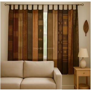 Indian Boho curtain saree curtain | handmade patchwork curtains for bohemian window decor hippie bedroom | bed canopy curtains yoga decor