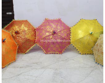 Grosse Lot indische Umbrella Hochzeit für Dekoration traditionelle Hochzeit Sonnenschirm Party Dekor Regenschirm Diwali Dekoration Regenschirm Hochzeit