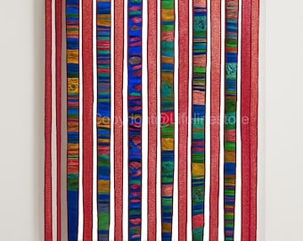 Handmade Silk Saree Curtain: Boho Patchwork Window Panel