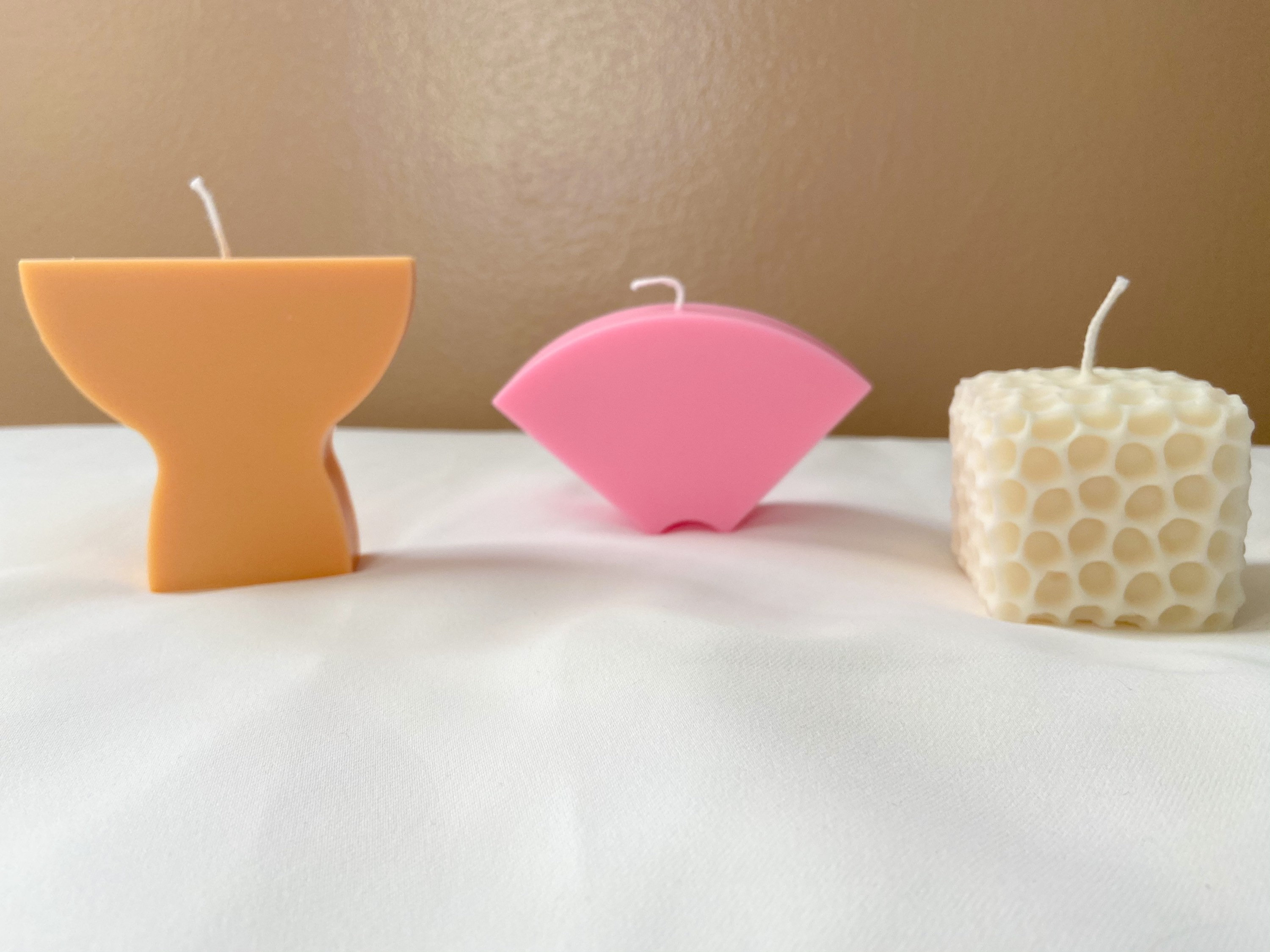 Geometric shape Candle Unique Candle Knot Candle Birthday Etsy