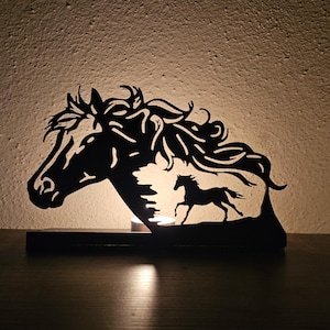 Horse Candle Holder SVG, Tealight Holder, Digital Files for Laser Machine, Cnc Cutting and Diy Projects, DXF, Ai, Vector
