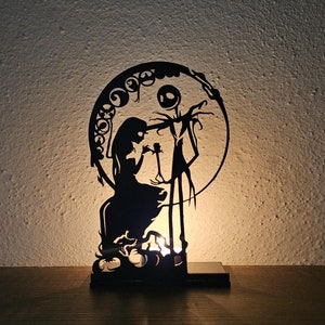 Halloween Corpse Bride Kerzenhalter, Teelichthalter, Laternenvorlage, Digitale Dateien für Laser Cnc-Schnitt- und DIY-Projekte, DXF, SVG, Ai