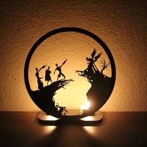 Kandelaar digitale bestanden, laser- en cnc-snijden - DXF-EPS-SVG-Ai Home Decoration, lantaarnpatroon, licht - schaduwdoos, fantastische vector