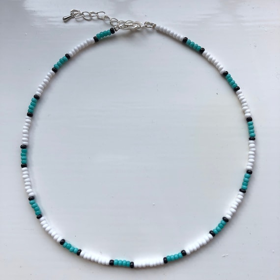 Surf Style Seed Bead Necklace Choker Handmade Jewellery - Etsy
