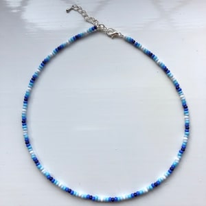Pink Orange Blue Purple Green Seed Bead Necklace | Choker | Anklet | Bracelet | Handmade | Boho | Travel | Minimalist | Holiday | Summer