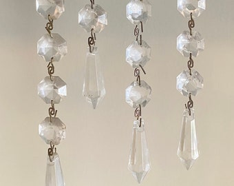 Antique Chandelier Crystals For Jewelry Making