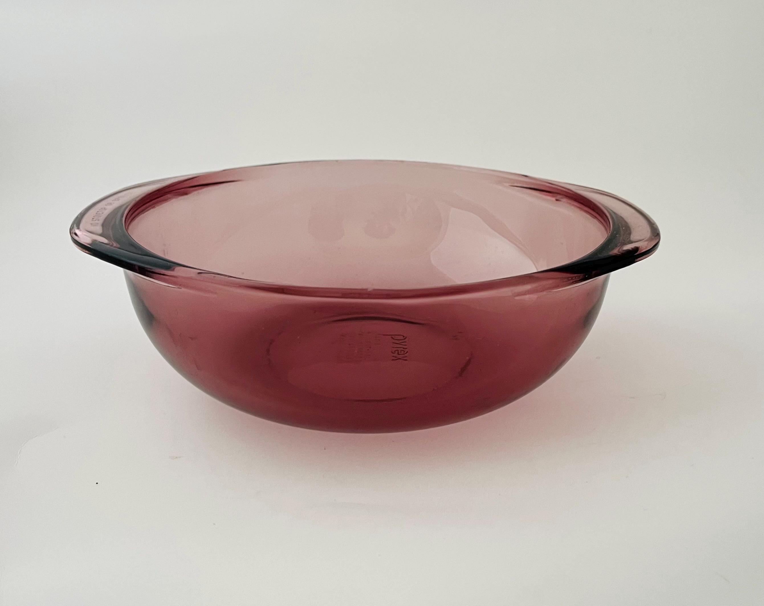 Pyrex Cranberry Vtg 1.5qt Pyrex Cranberry Mixing Bowl - Etsy