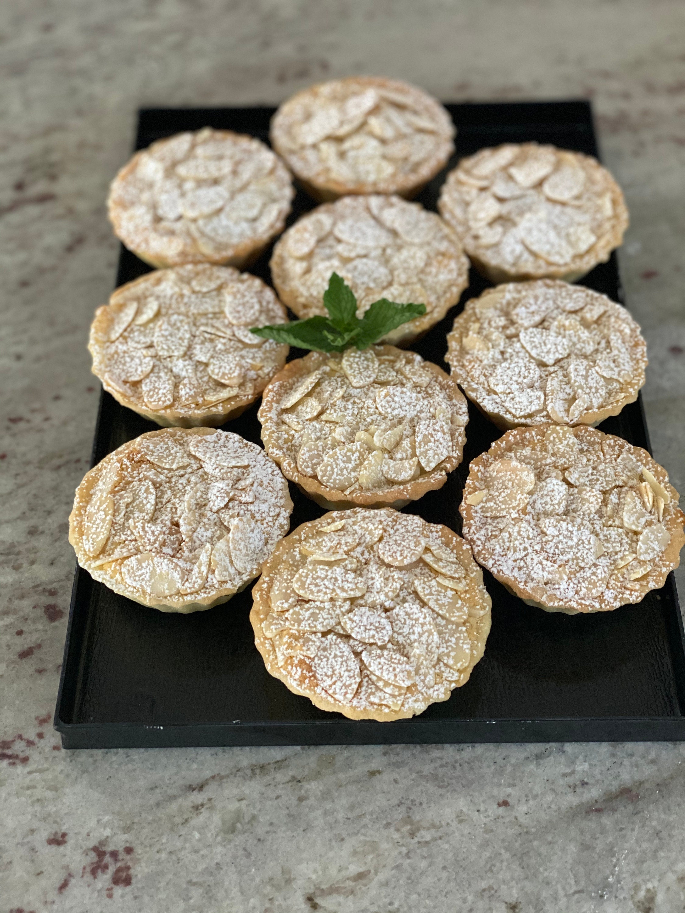 Mini Almond tarts 6 mini tarts Etsy