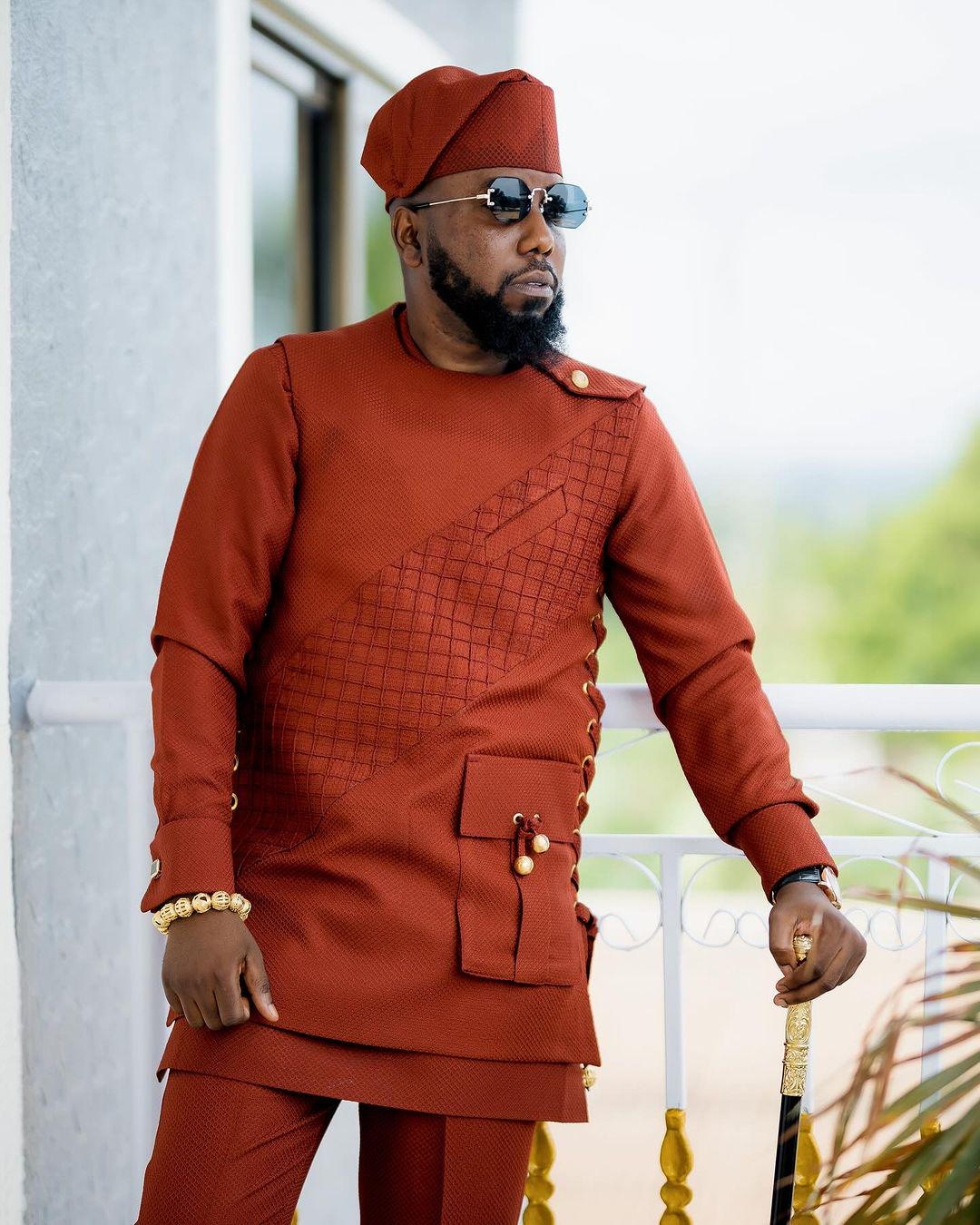 Josh African Men Clothing,african Men Wedding Suit, Shirt and