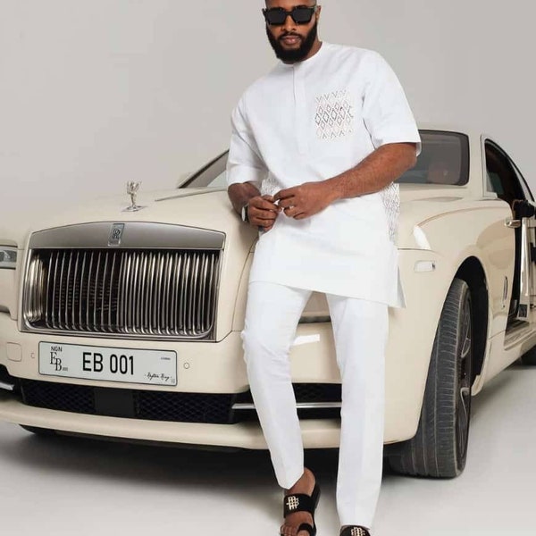 Dotun African Men Clothing, African Men Suit, African Mens Wear, African Clothing, African Wedding Men